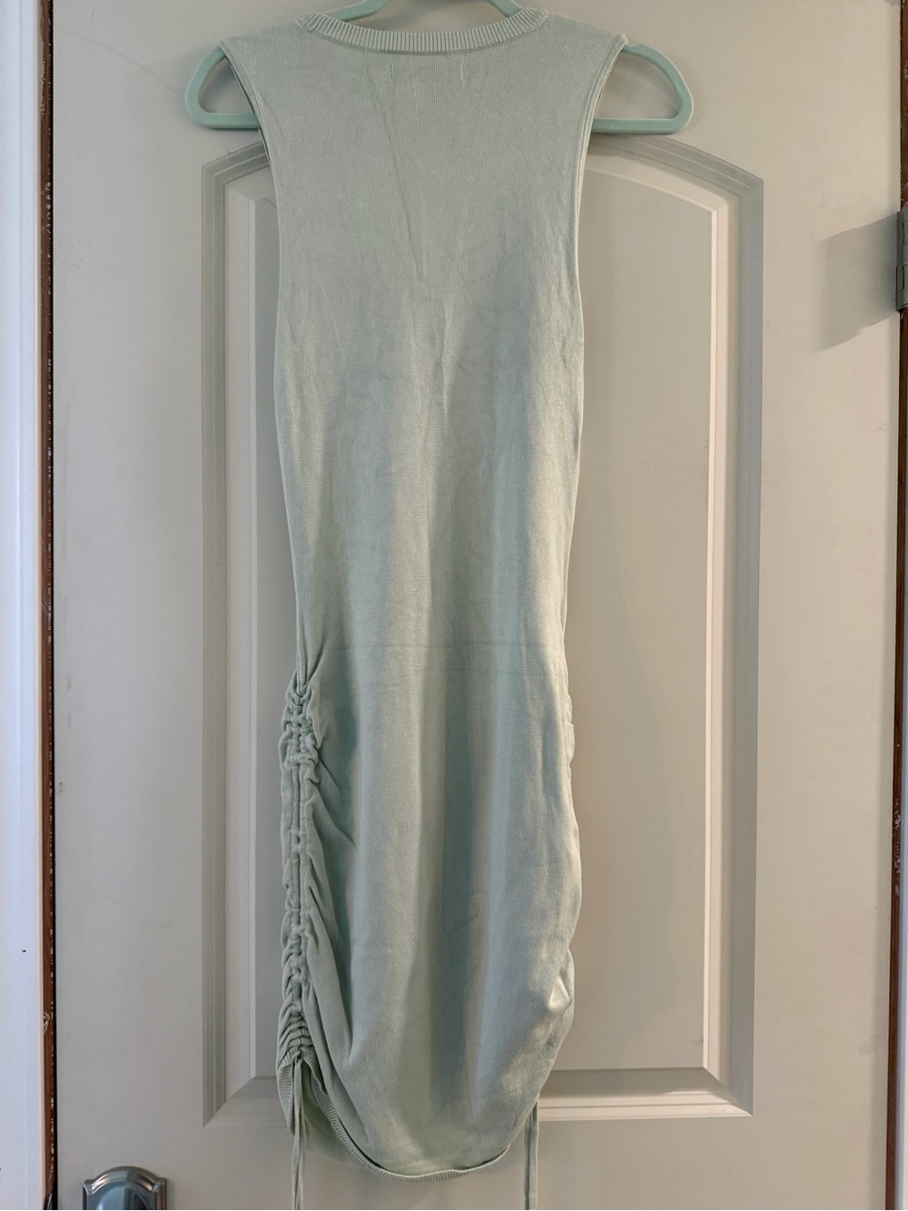 Sleeveless Knit Midi Dress in Light Mint